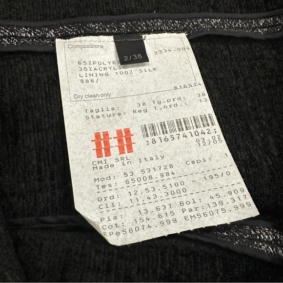 Calvin Klein Collection Tweed Pencil skirt made in Italy - Picture 6 of 9